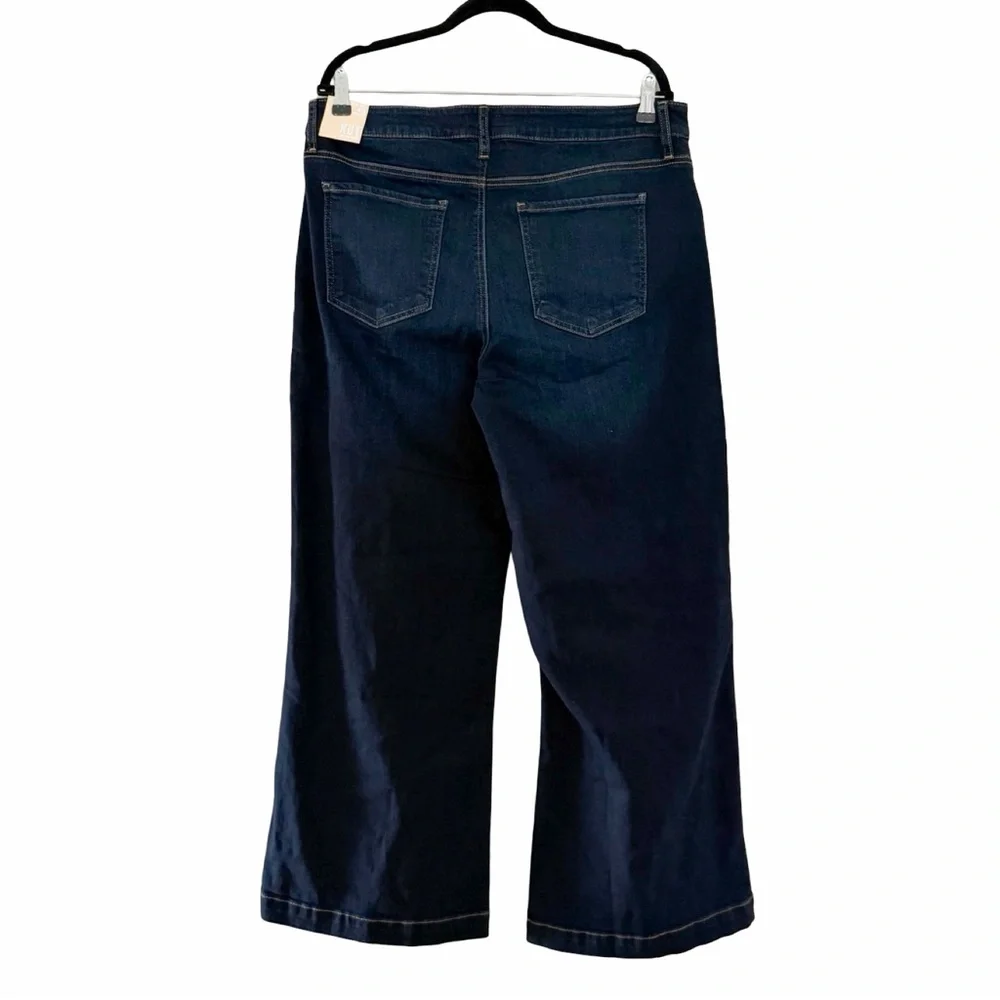 NWT KUT FROM KLOTH Meg High Rise Patch Pocket Wide Leg Jeans Sz 14 - Picture 3 of 6